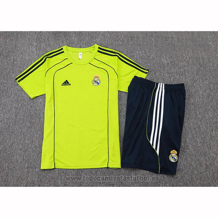 Chandal del Real Madrid Manga Corta 2025-2026 Verde - Pantalon Corto